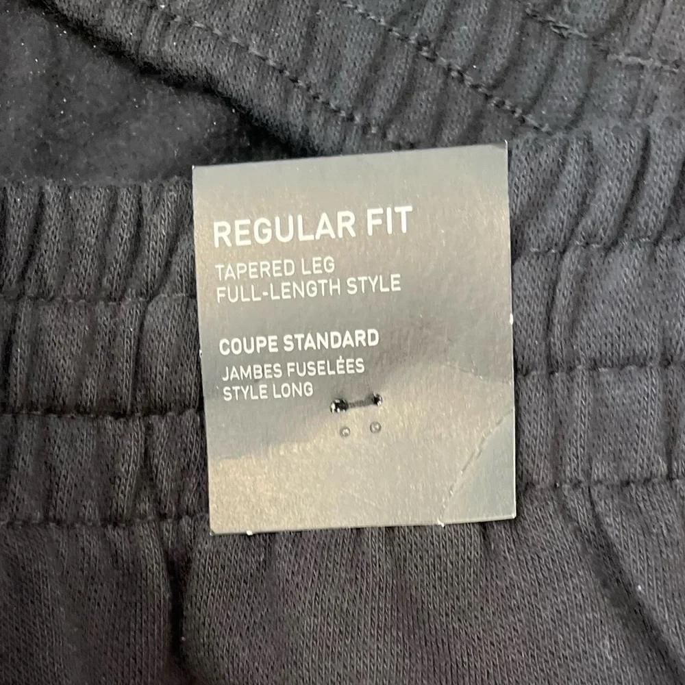 Adidas Men’s Essentials Regular Fit Jogger Feel Cozy Pants Tapered Leg Black 2XL